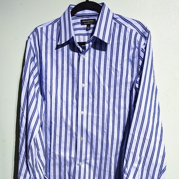 Banana Republic shirt, tailored fit, men's large - Picture 3 of 14